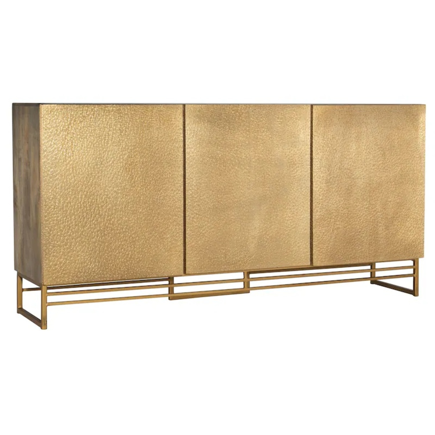 Hooker Furniture Corporation Gold Metal Sideboard - image-8