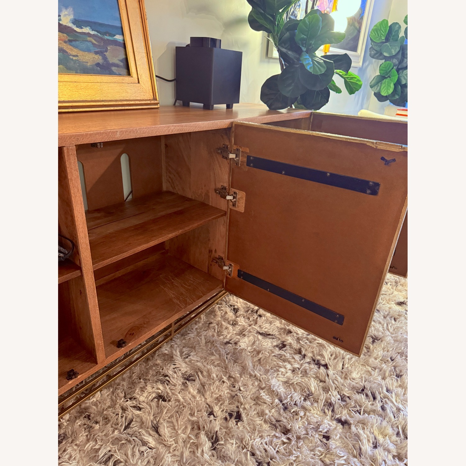 Hooker Furniture Corporation Gold Metal Sideboard - image-6