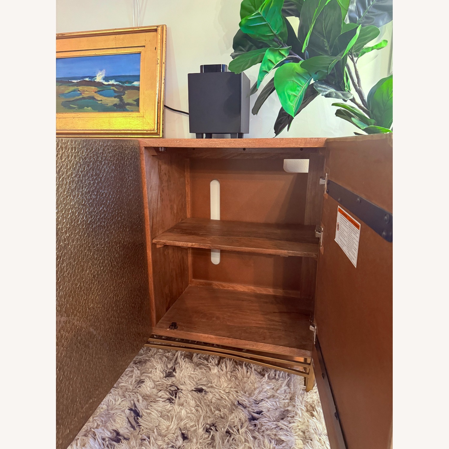 Hooker Furniture Corporation Gold Metal Sideboard - image-7