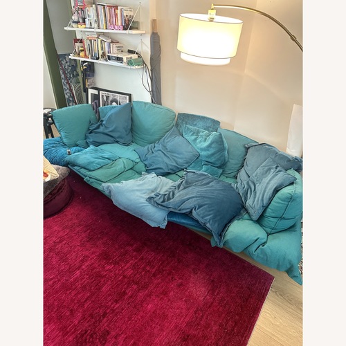 Used Multi Pillow Comfy Sofa  for sale on AptDeco