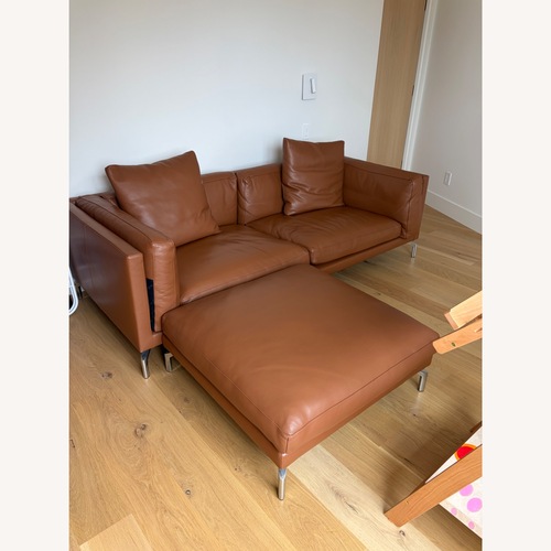 Used Design Within Reach Como 92" Sofa and Ottoman for sale on AptDeco