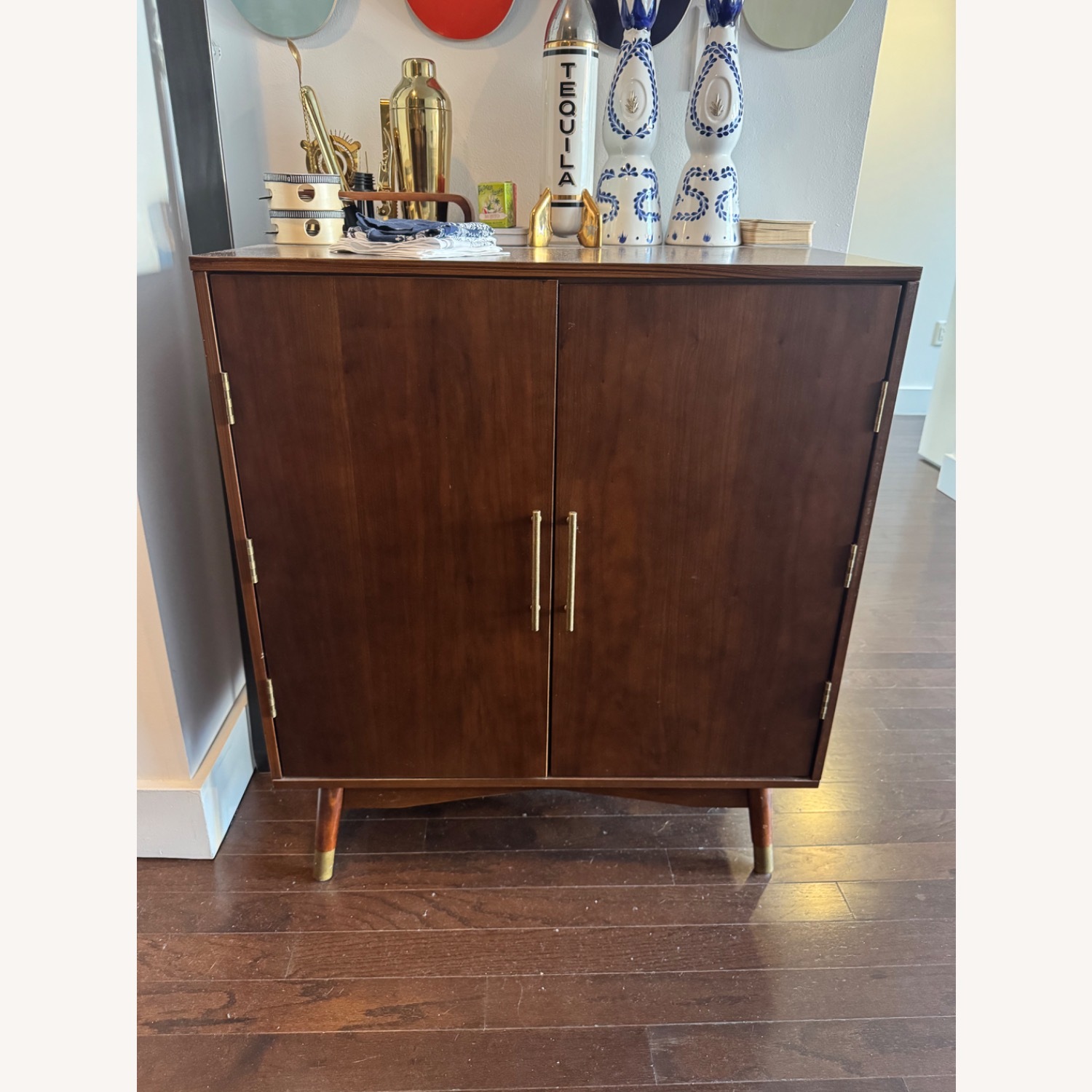 Vintage/Antique Finds Dark Brown Sideboard - image-1