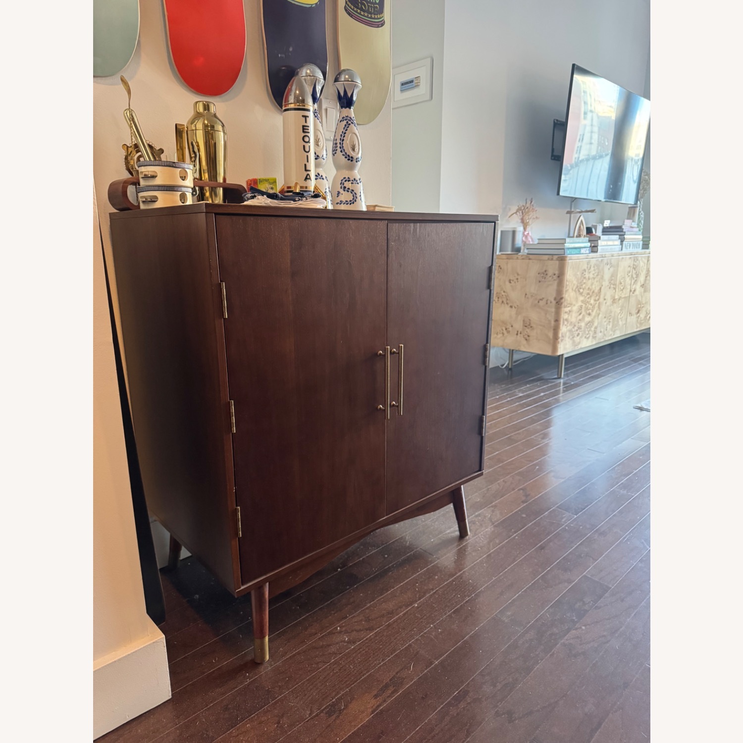 Vintage/Antique Finds Dark Brown Sideboard - image-2