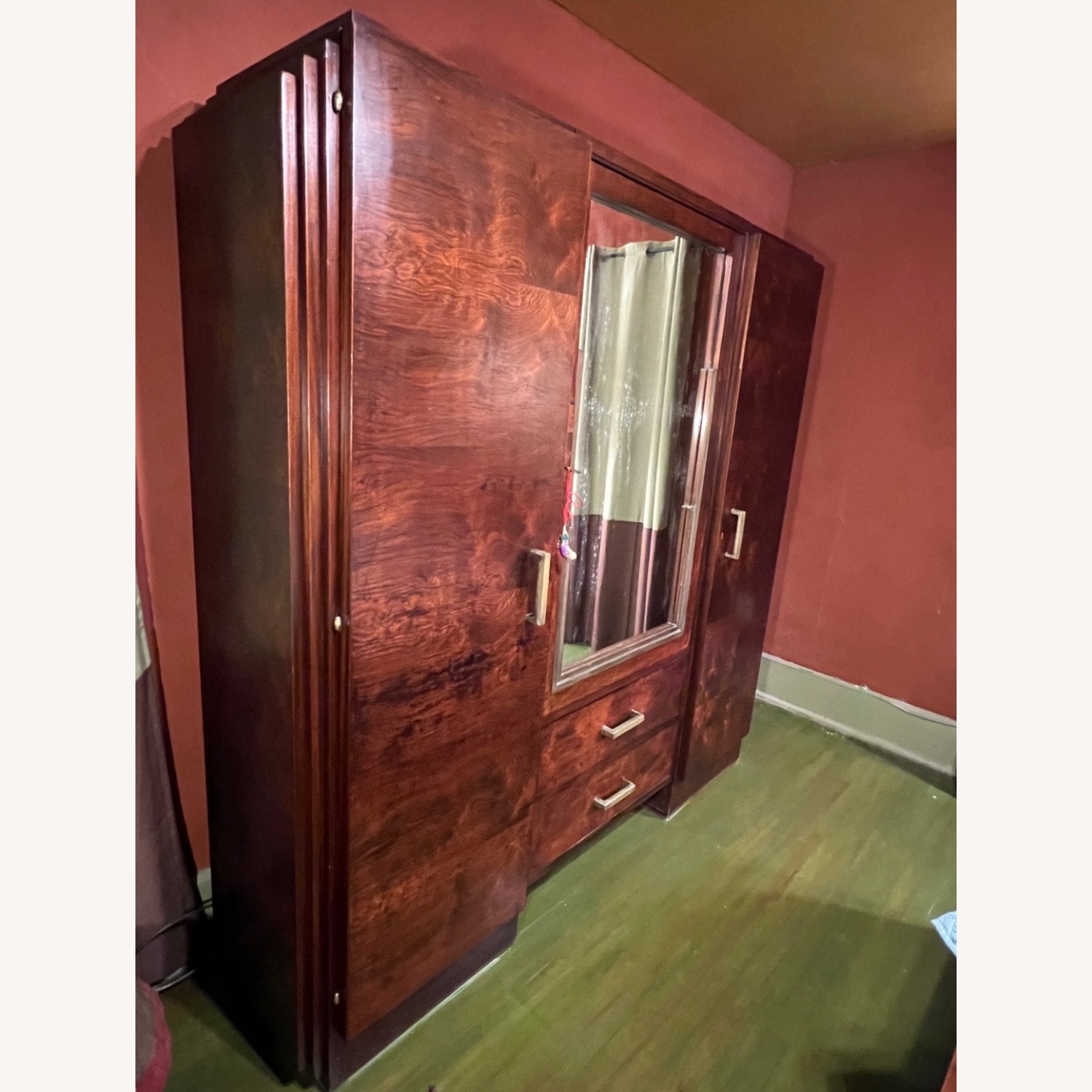 Vintage French Art Deco Armoire ca. 1930 - image-1