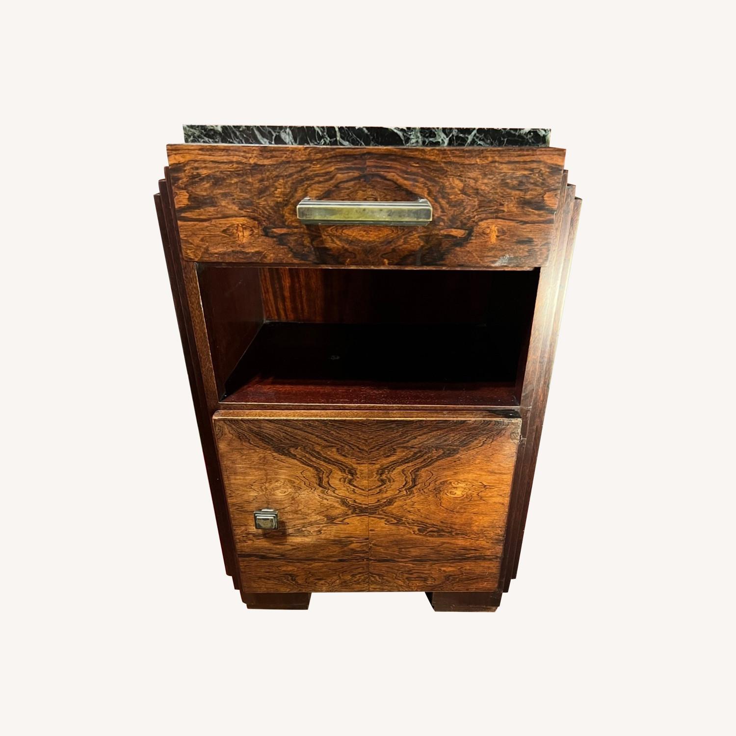 Vintage/French Art Deco Nightstand - image-0