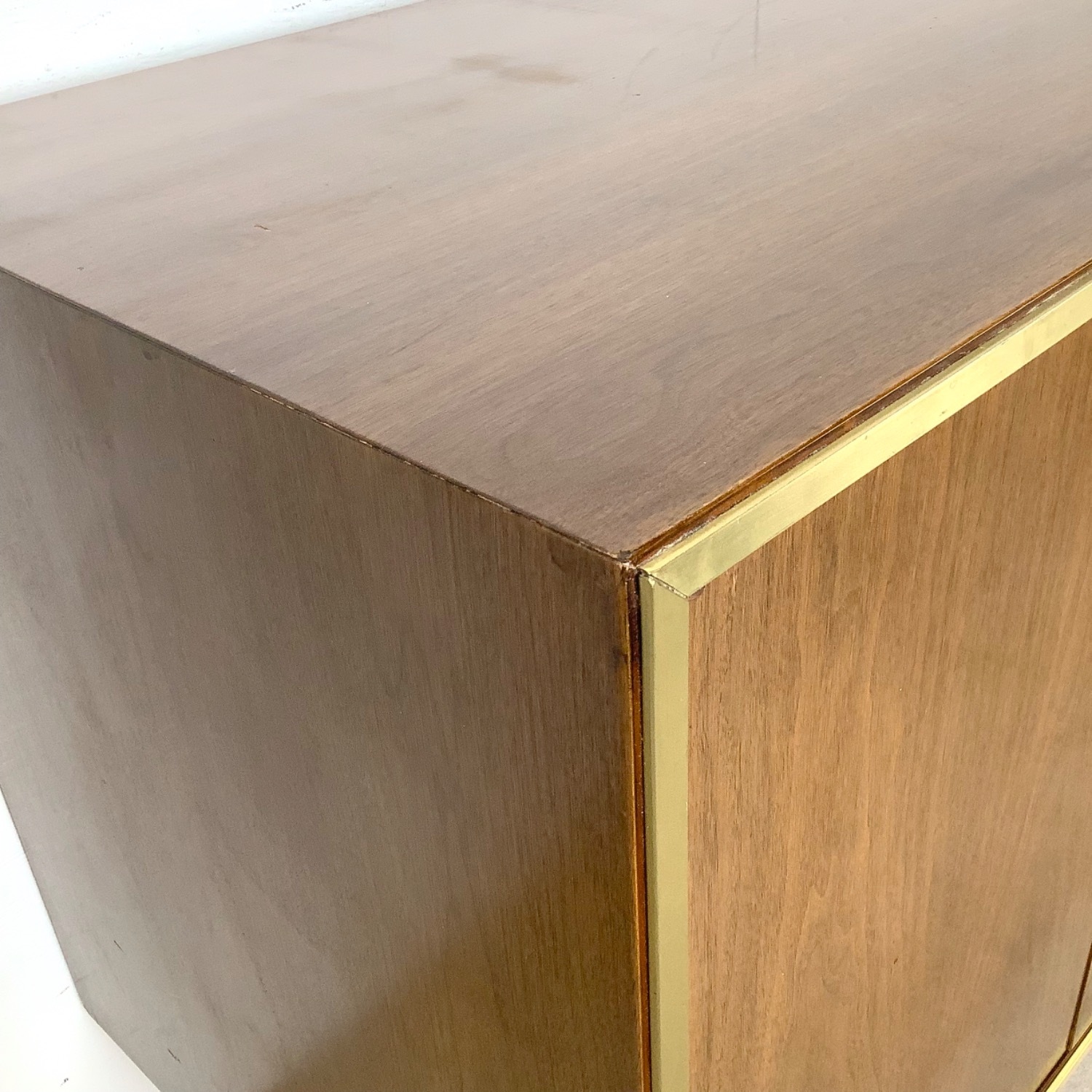 Mid-Century Six Drawer Brass Leg Dresser - image-13