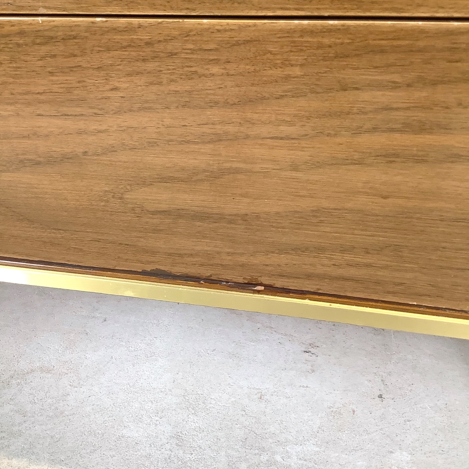 Mid-Century Six Drawer Brass Leg Dresser - image-21