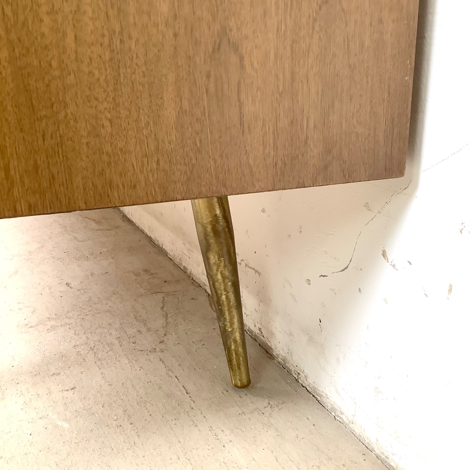 Mid-Century Six Drawer Brass Leg Dresser - image-22