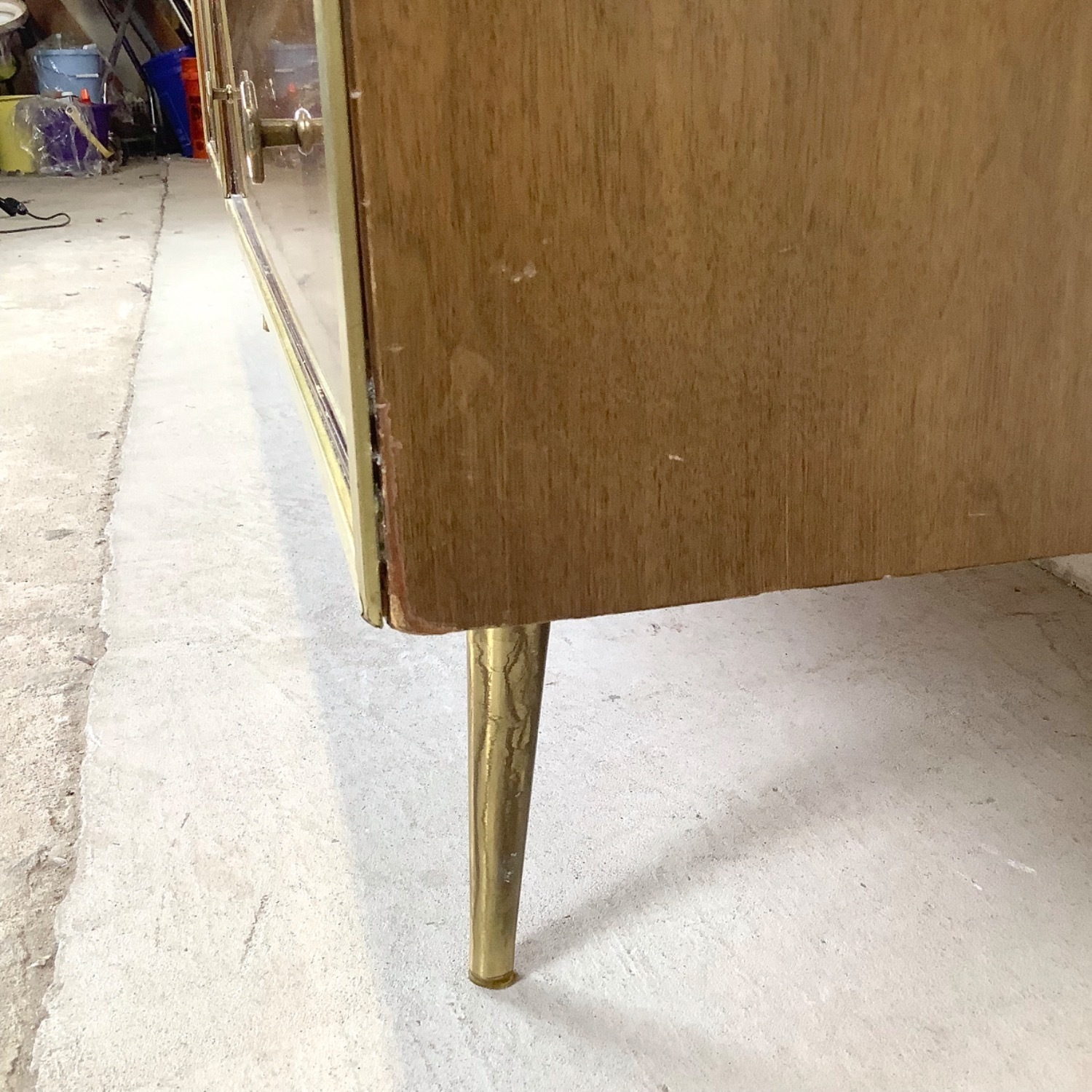 Mid-Century Six Drawer Brass Leg Dresser - image-23