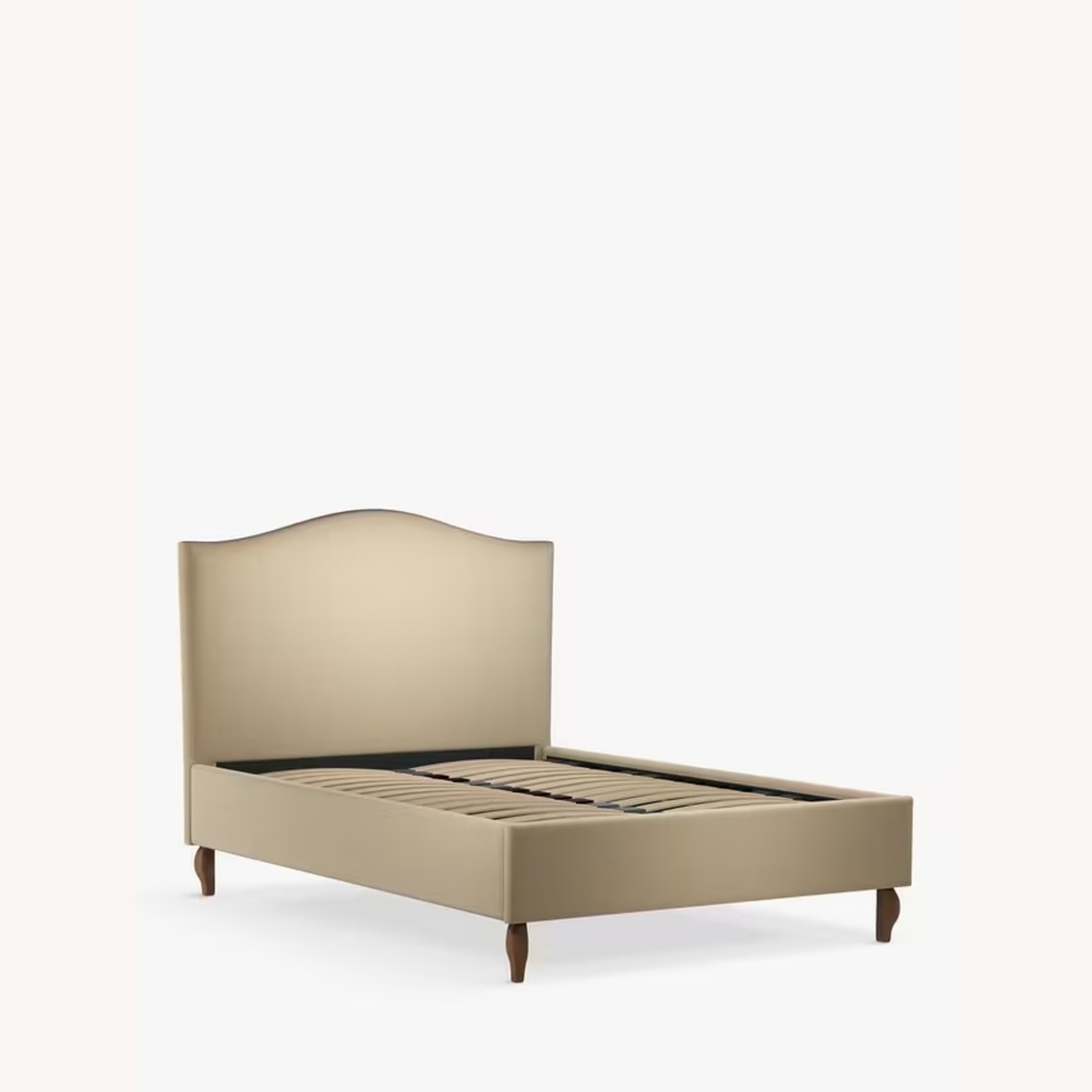 John Lewis Charlotte Light Gray Fabric Queen Bed - image-5