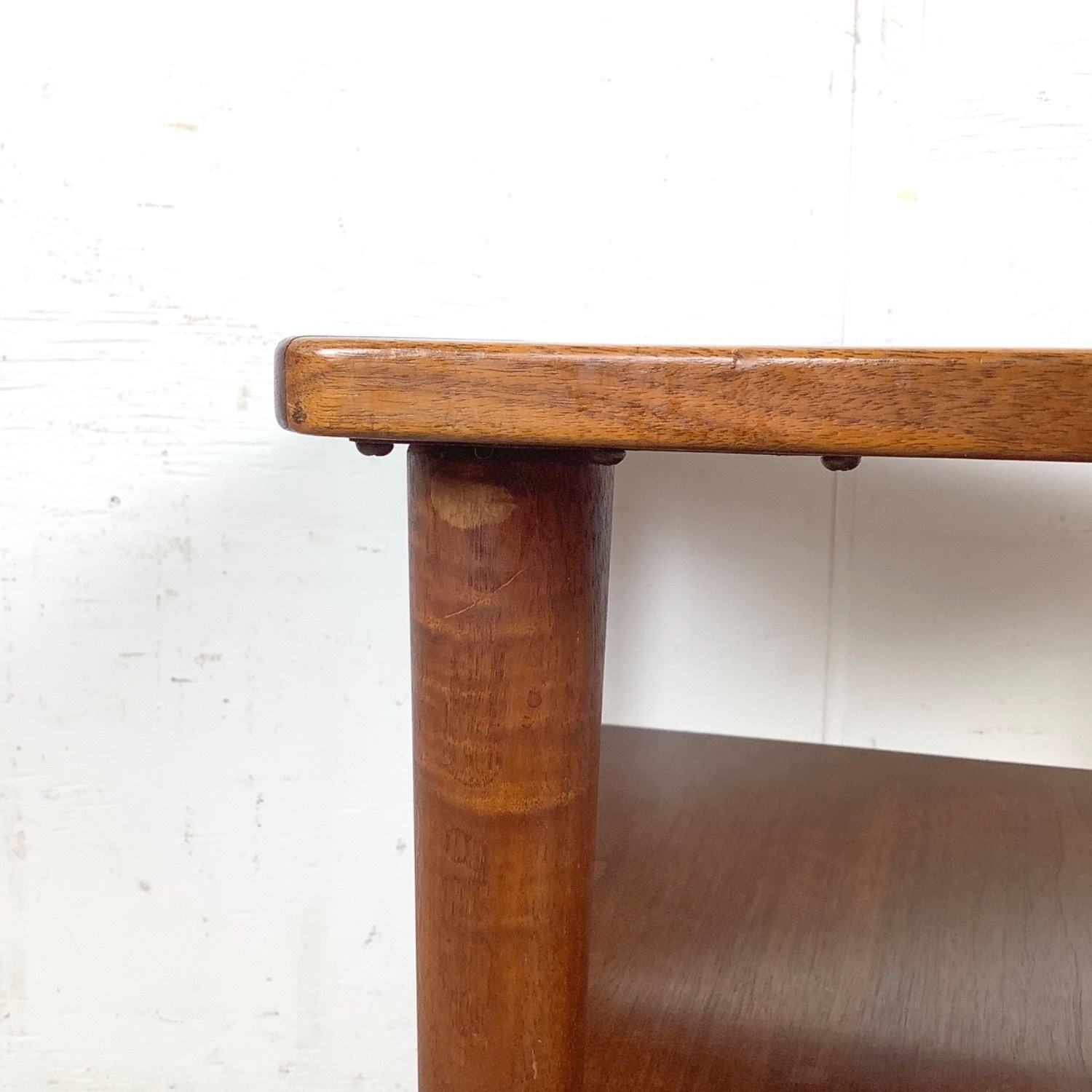 Vintage Two Tier Teak Side Table - image-16