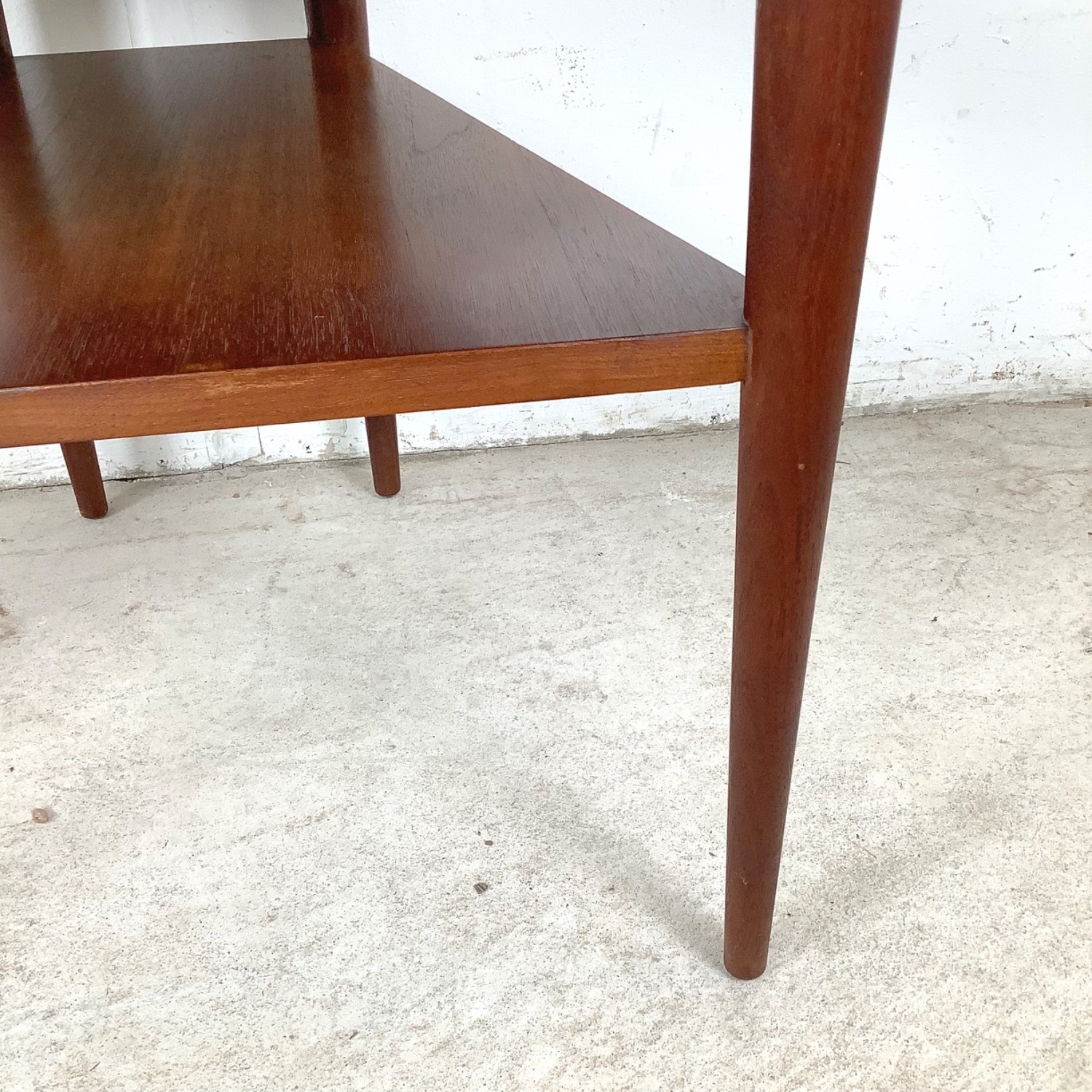 Vintage Two Tier Teak Side Table - image-12