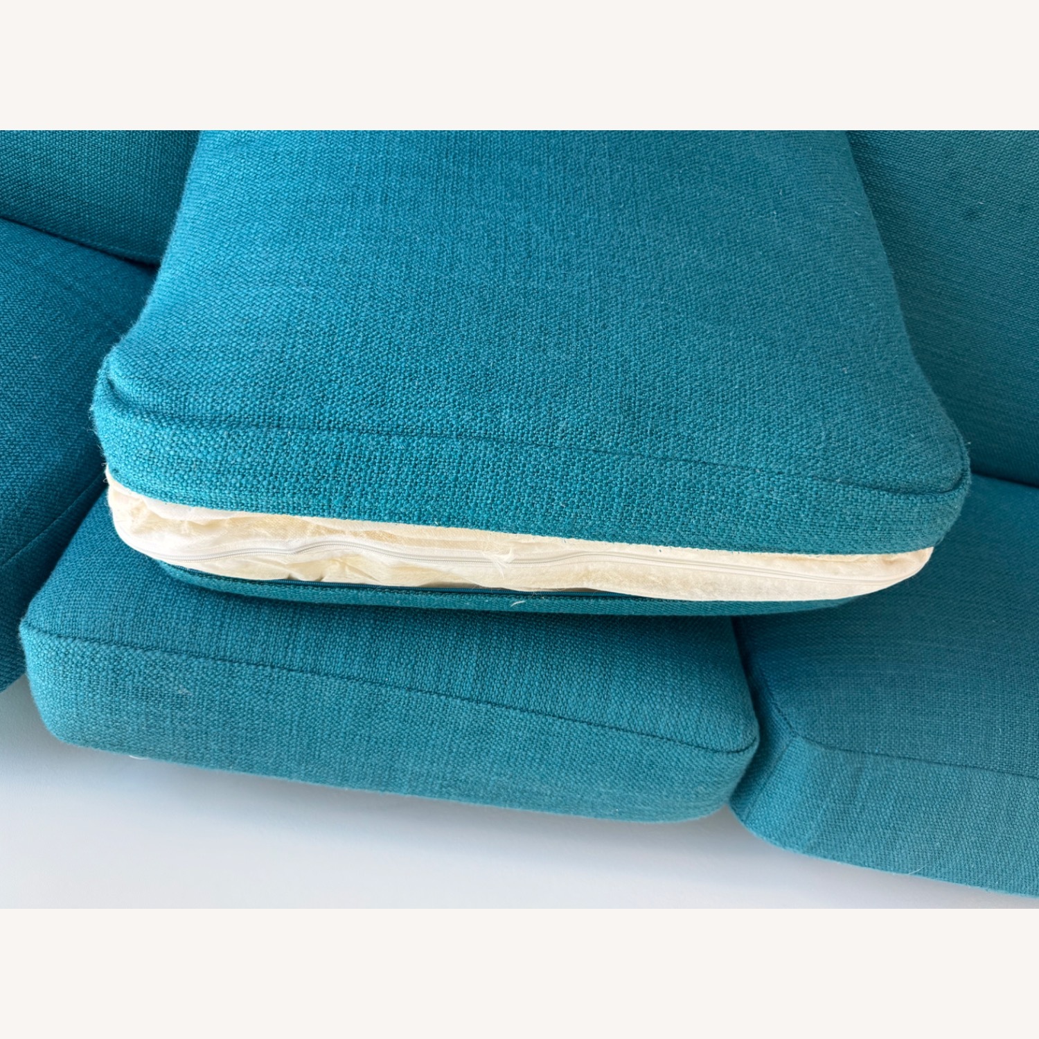 Article Ceni Blue Fabric 3+ Seater Sofa - image-3