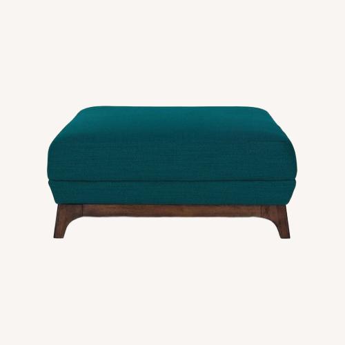 Used Article Ceni Blue Lagoon Ottoman for sale on AptDeco