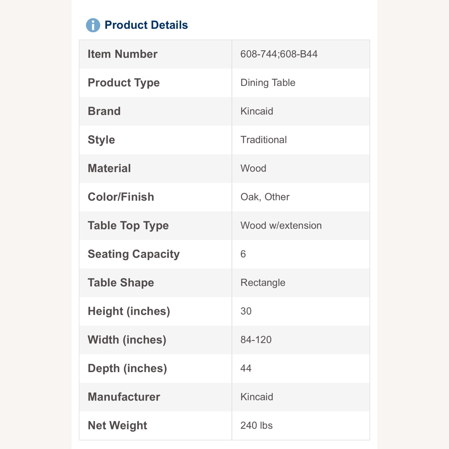 Kincaid Furniture Dining Sets - image-9