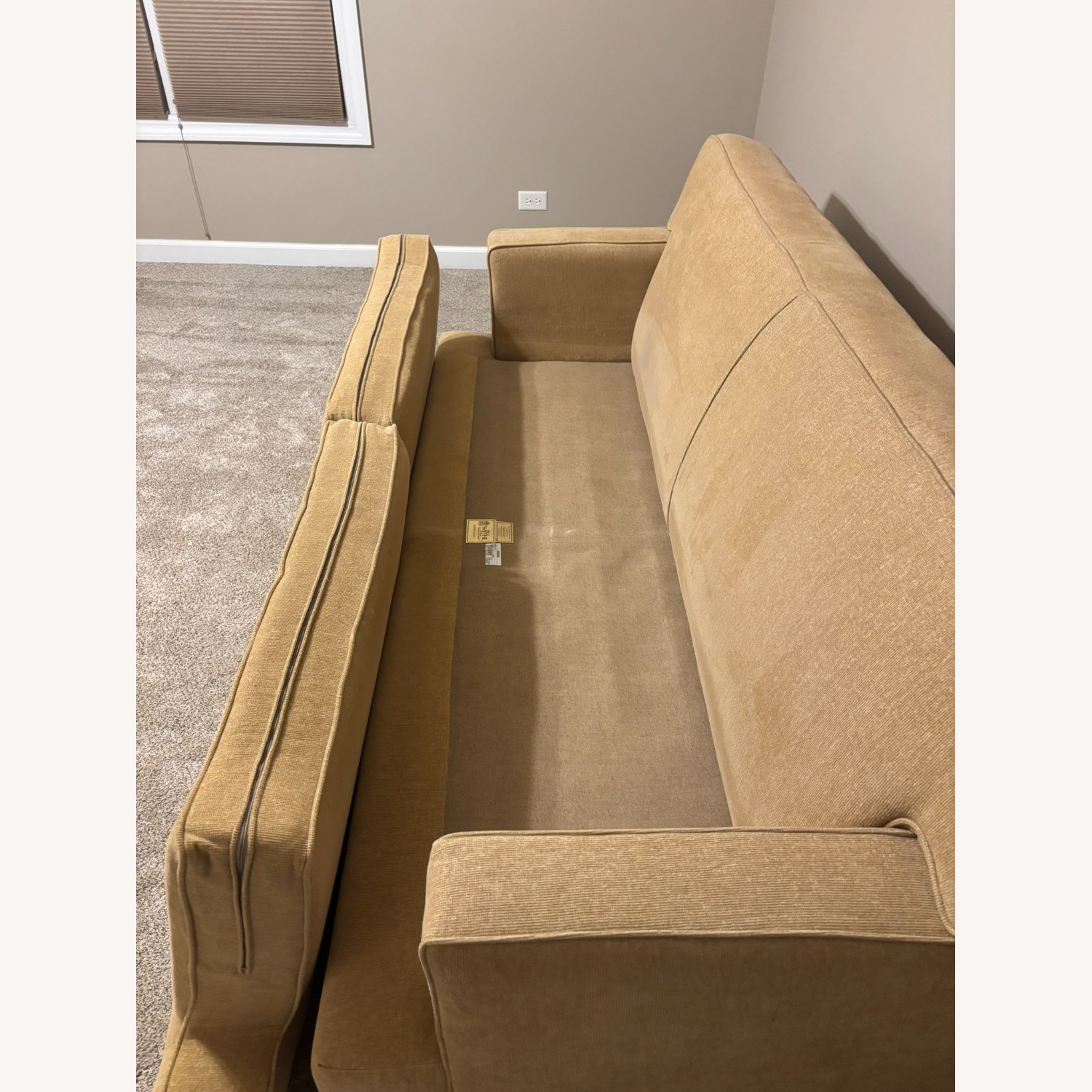 Walter E. Smithe Fabric 3+ Seater Sofa - image-4