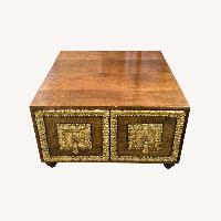 Elegant Louis XVI-Style Cabinet Ornate Gilt Doors