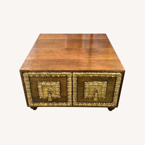 Used Elegant Louis XVI-Style Cabinet Ornate Gilt Doors for sale on AptDeco