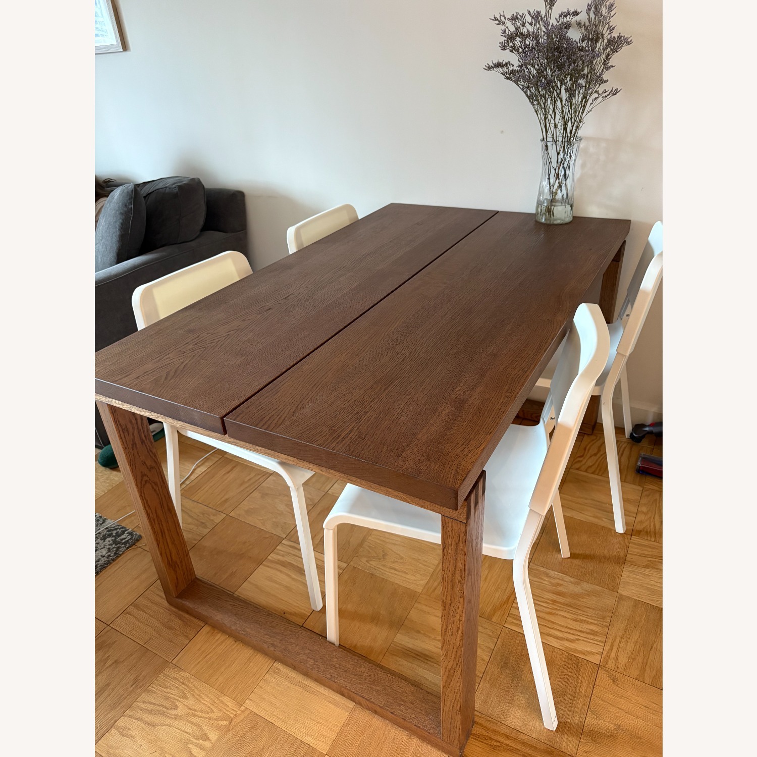 IKEA Mörbylånga Dark Brown Wood Dining Table - image-4