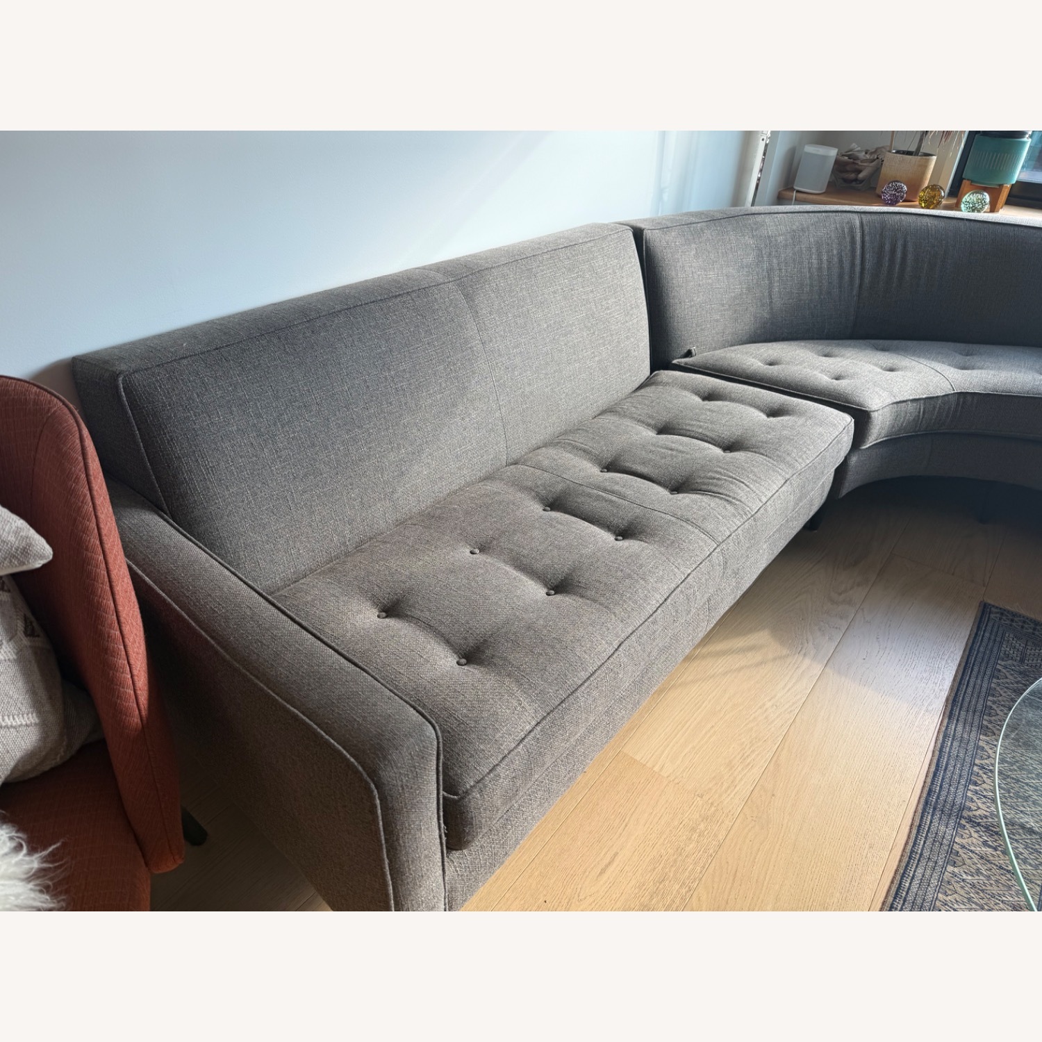 Room & Board Reese Dark Gray Fabric 3+ Piece Sectional - image-2