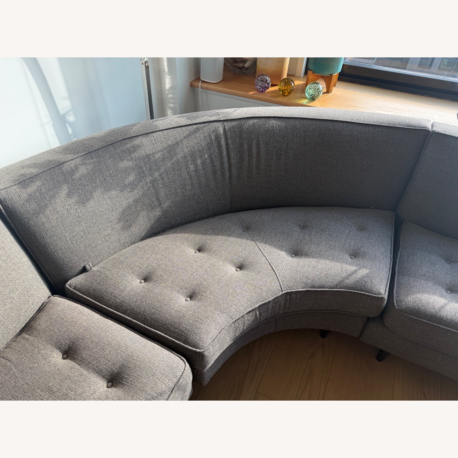 Room & Board Reese Dark Gray Fabric 3+ Piece Sectional - image-6