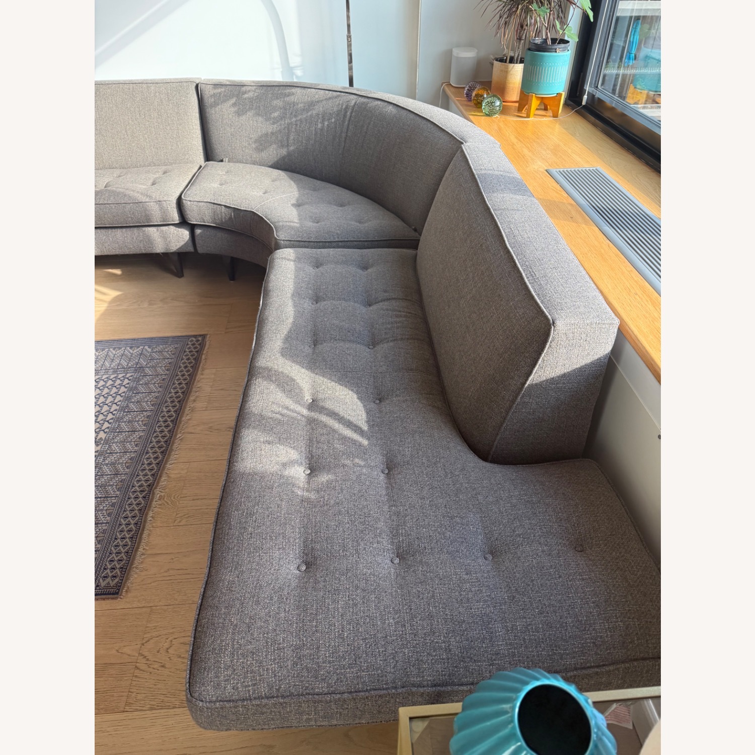 Room & Board Reese Dark Gray Fabric 3+ Piece Sectional - image-3