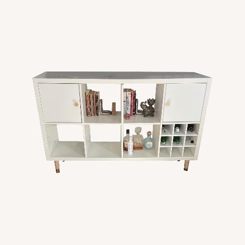 Used IKEA Kallax Storage w Added Doors  for sale on AptDeco