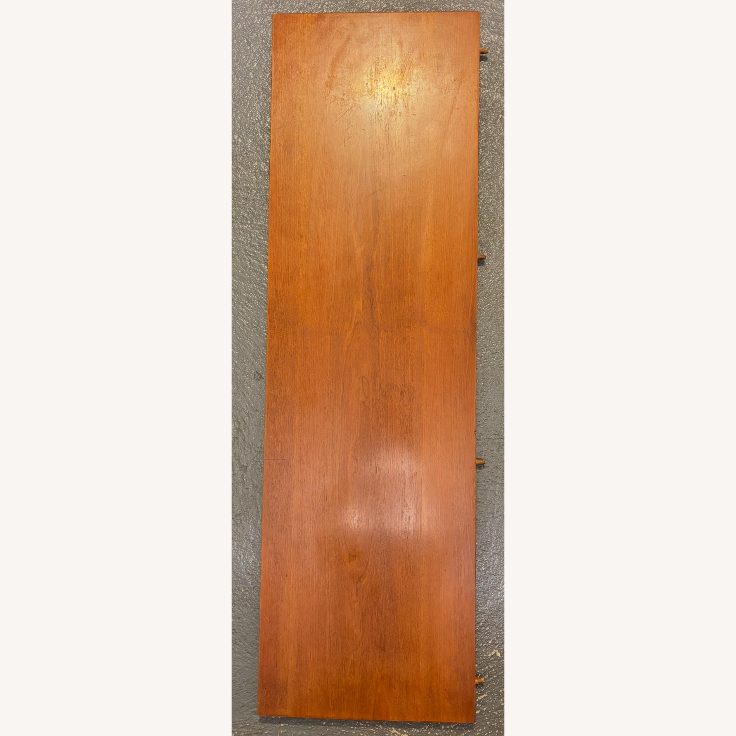 Vintage Natural Cherry Wood Dining Table - image-13