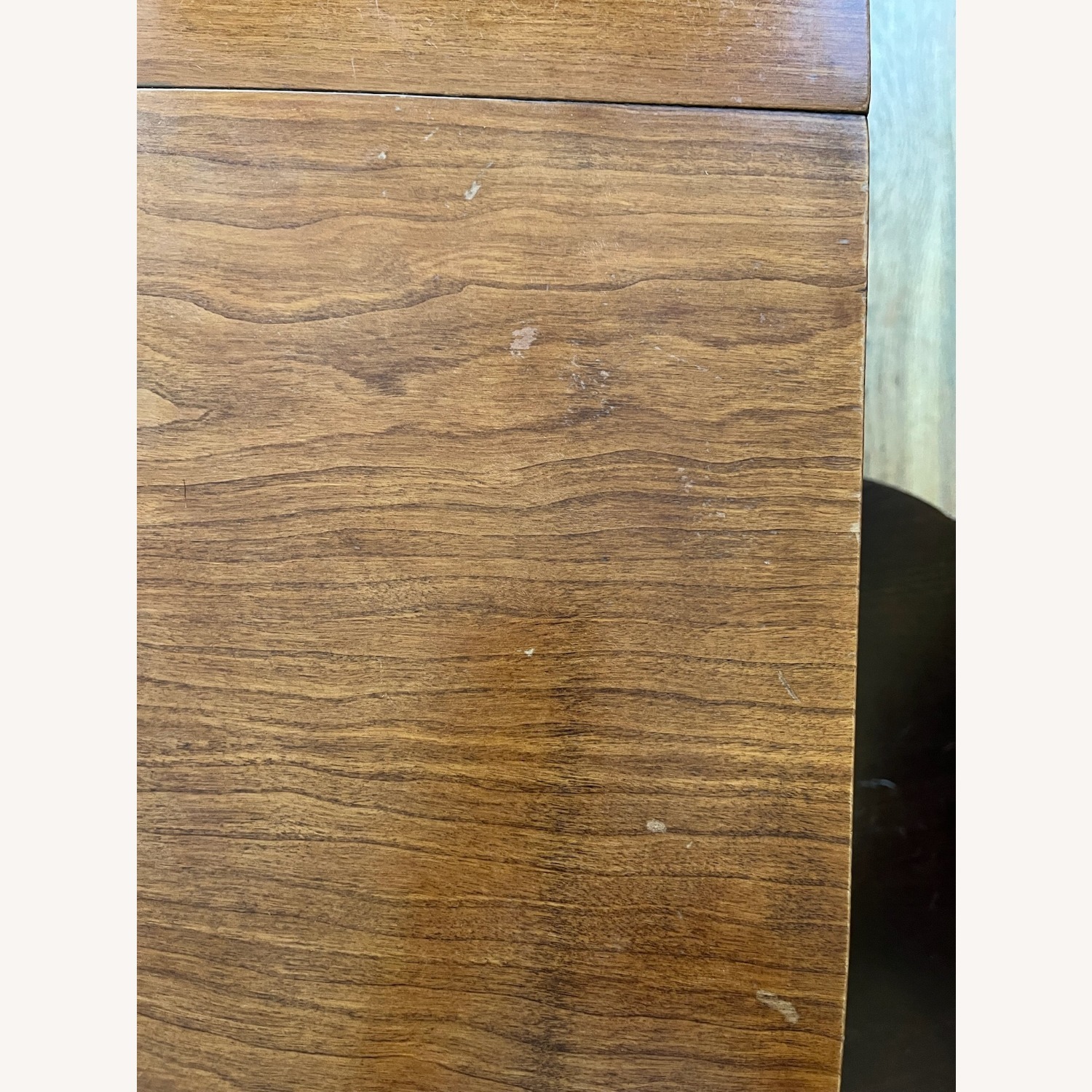 Vintage Natural Cherry Wood Dining Table - image-4