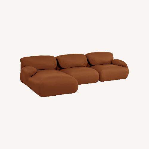 Used Herman Miller Luva Light Brown 3+ Piece Sectional for sale on AptDeco