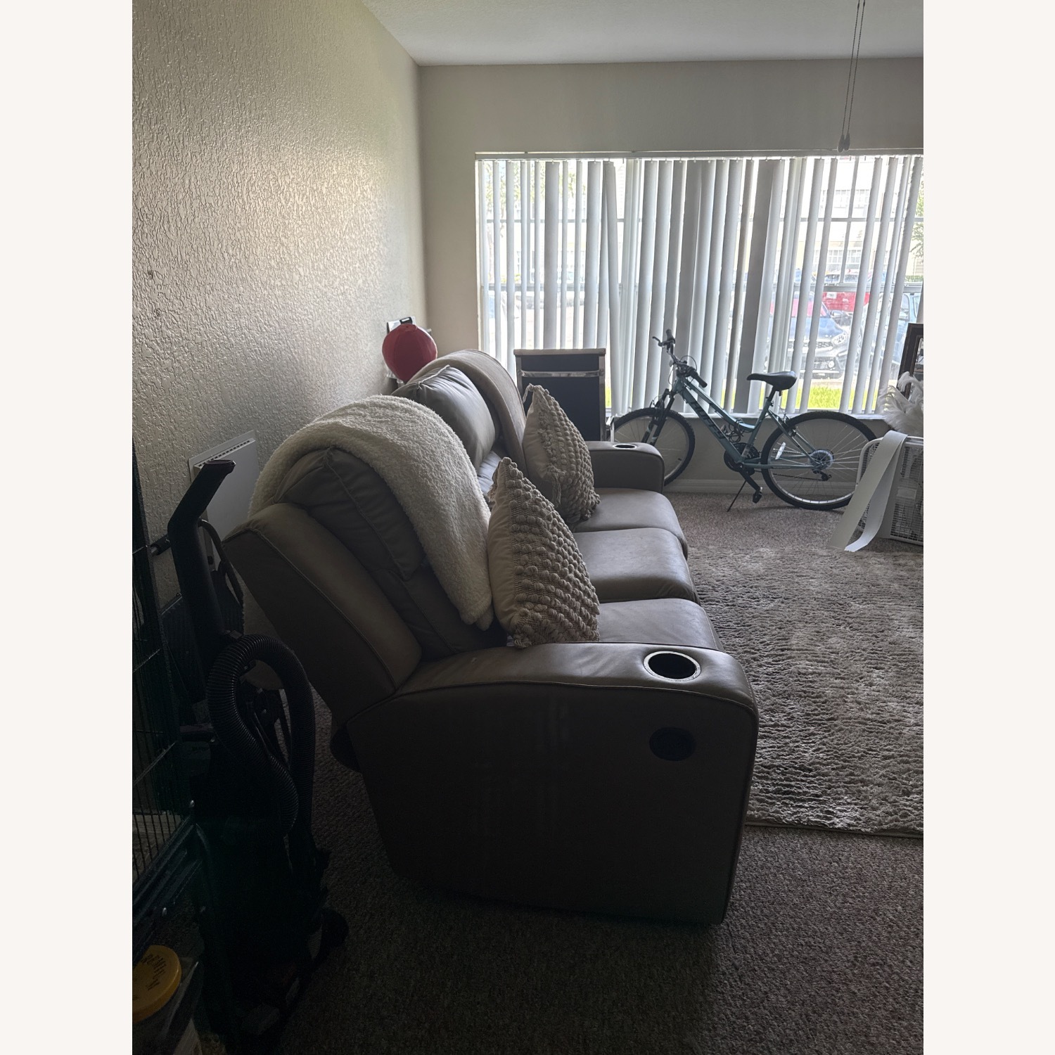 Vantage Fine Furniture Light Gray Loveseat - image-2