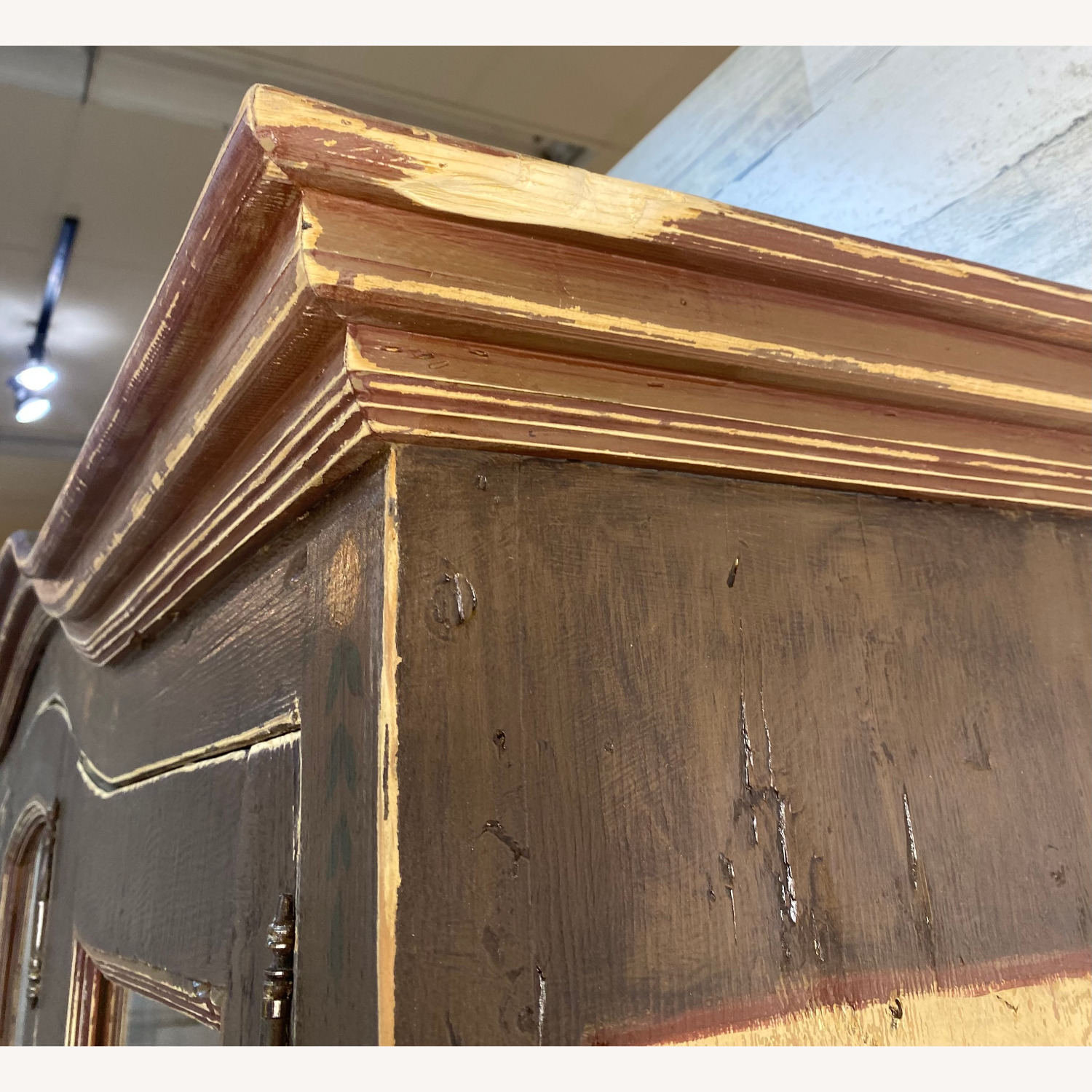 Large Antique European Country Hutch Imported - image-4