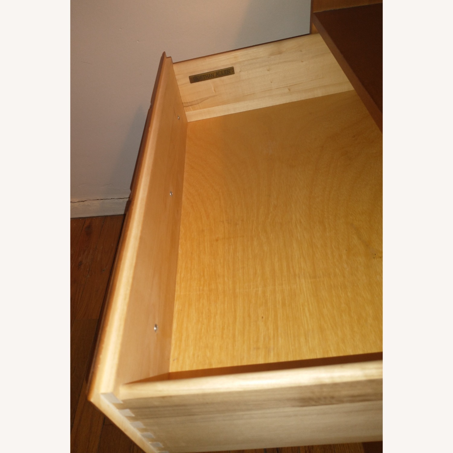 Ethan Allen Natural Wood Nightstand - image-6