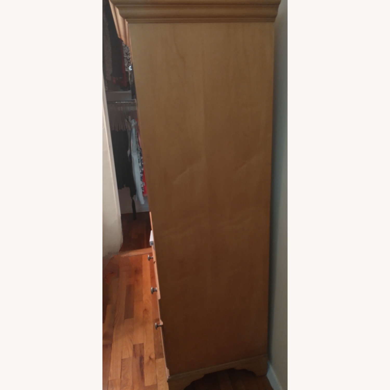 Ethan Allen Natural Wood Media Storage - image-3