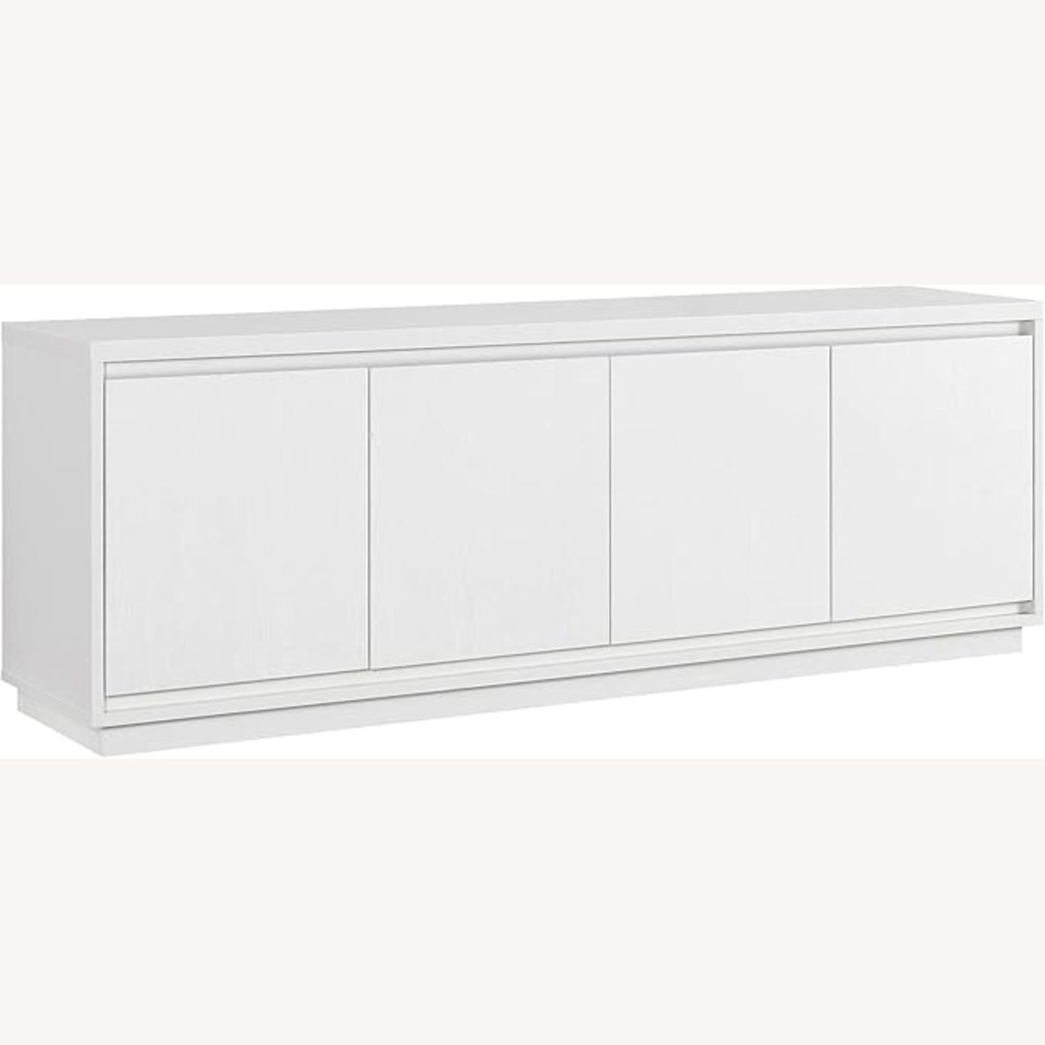 White Wood TV Stand/Console - image-4