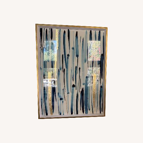 Used Blue Wood Wall Decor for sale on AptDeco