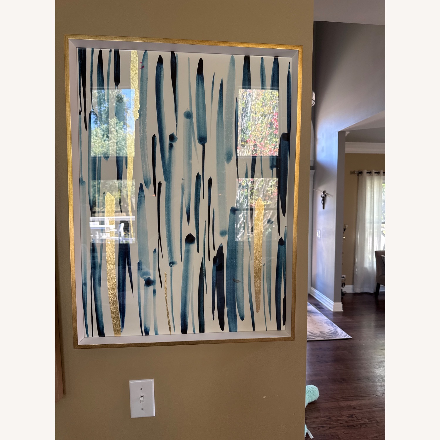 Blue Wood Wall Decor - image-1