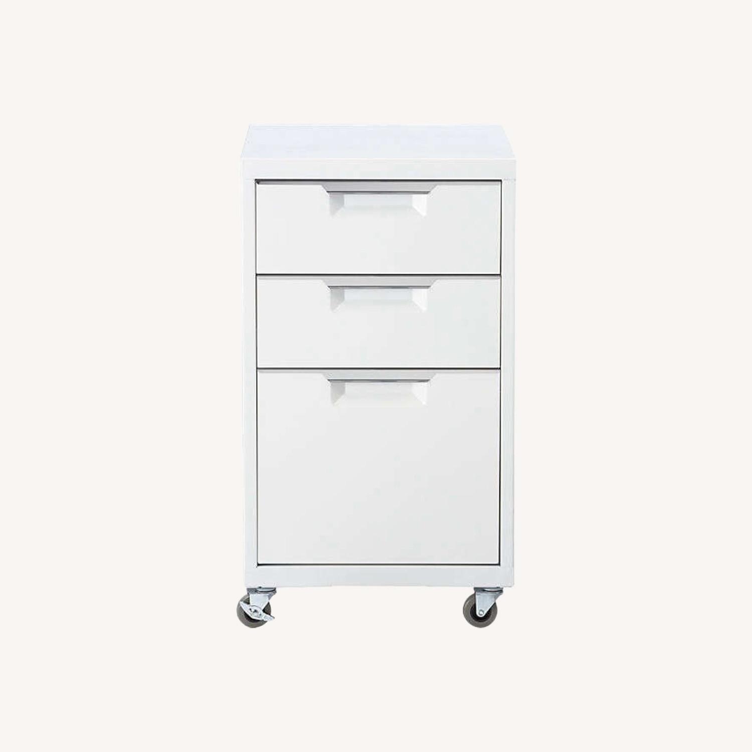 CB2 TPS White 3-Drawer Filing Cabinet - image-0