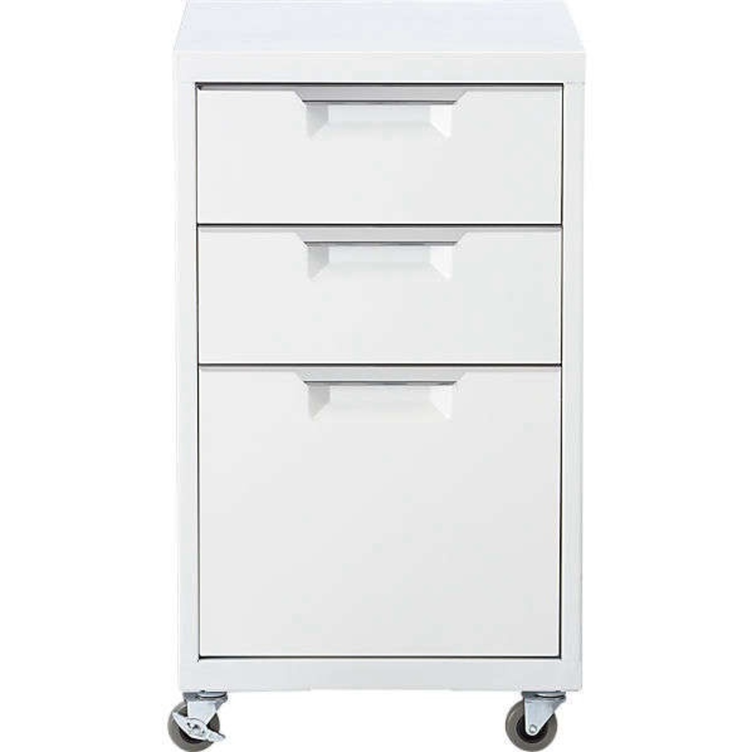 CB2 TPS White 3-Drawer Filing Cabinet - image-5