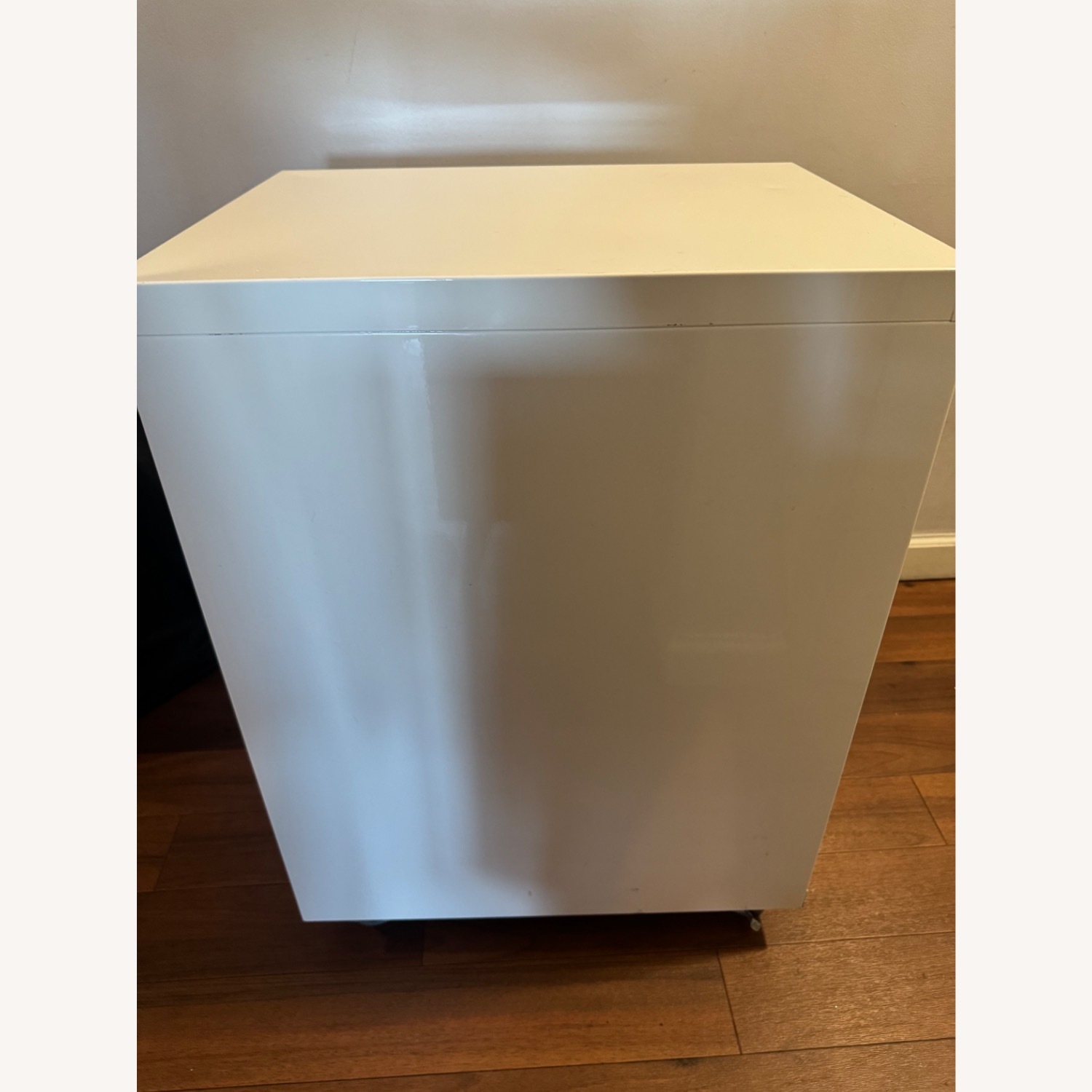 CB2 TPS White 3-Drawer Filing Cabinet - image-3