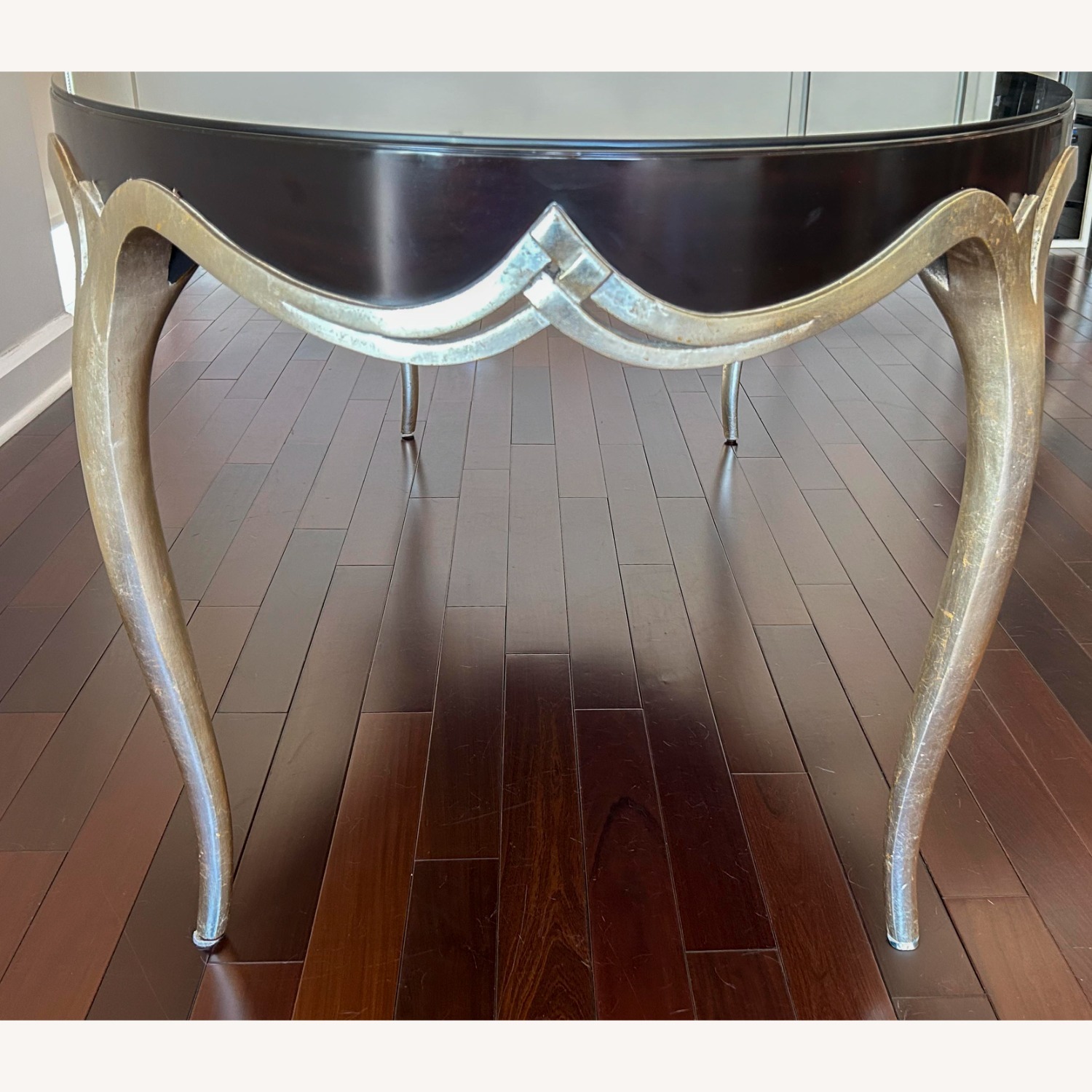 Christopher Guy Mahogany/Silver Leaf Dining Table - image-3