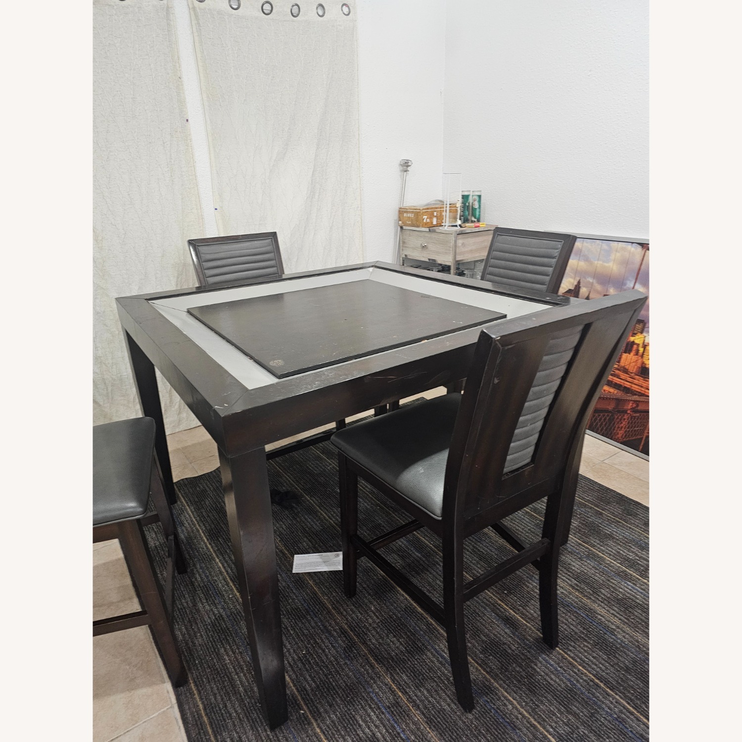 Dining Set With 4 Chairs - image-8
