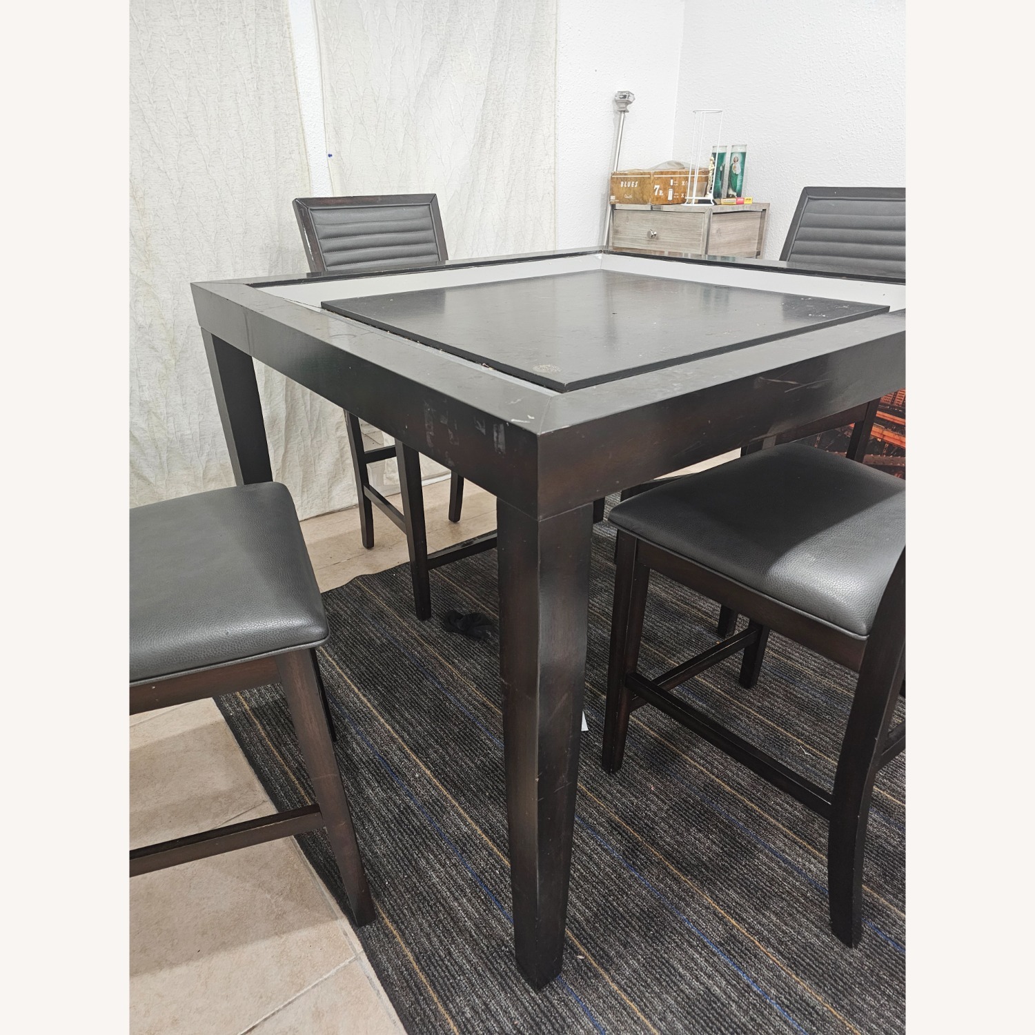 Dining Set With 4 Chairs - image-1