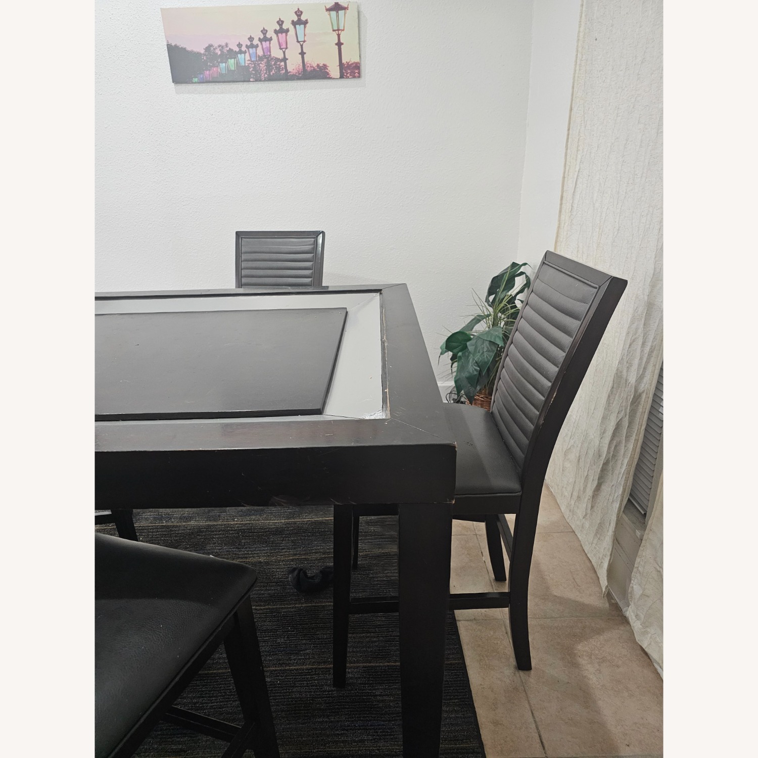 Dining Set With 4 Chairs - image-5