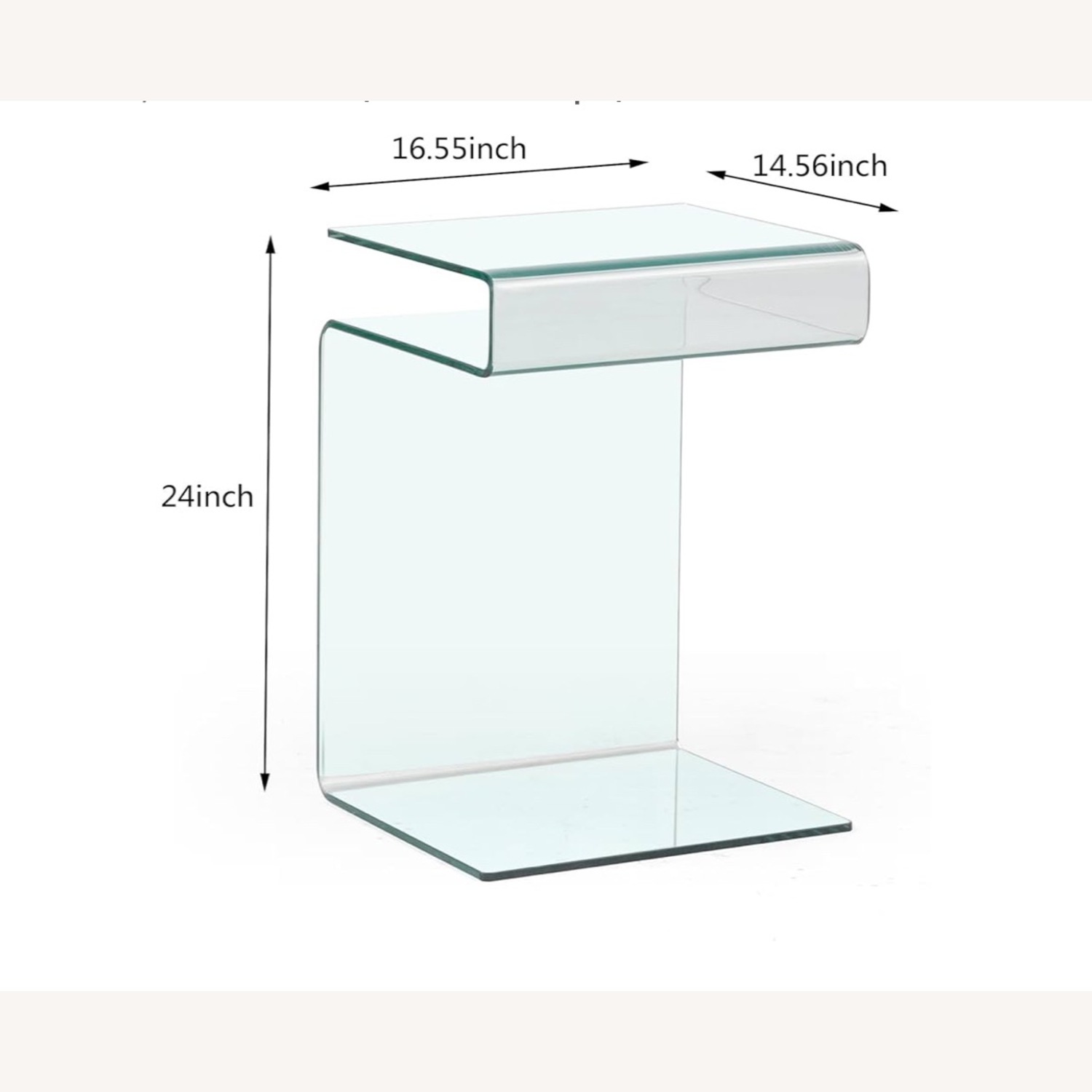 Acrylic Modern Side Table - image-4