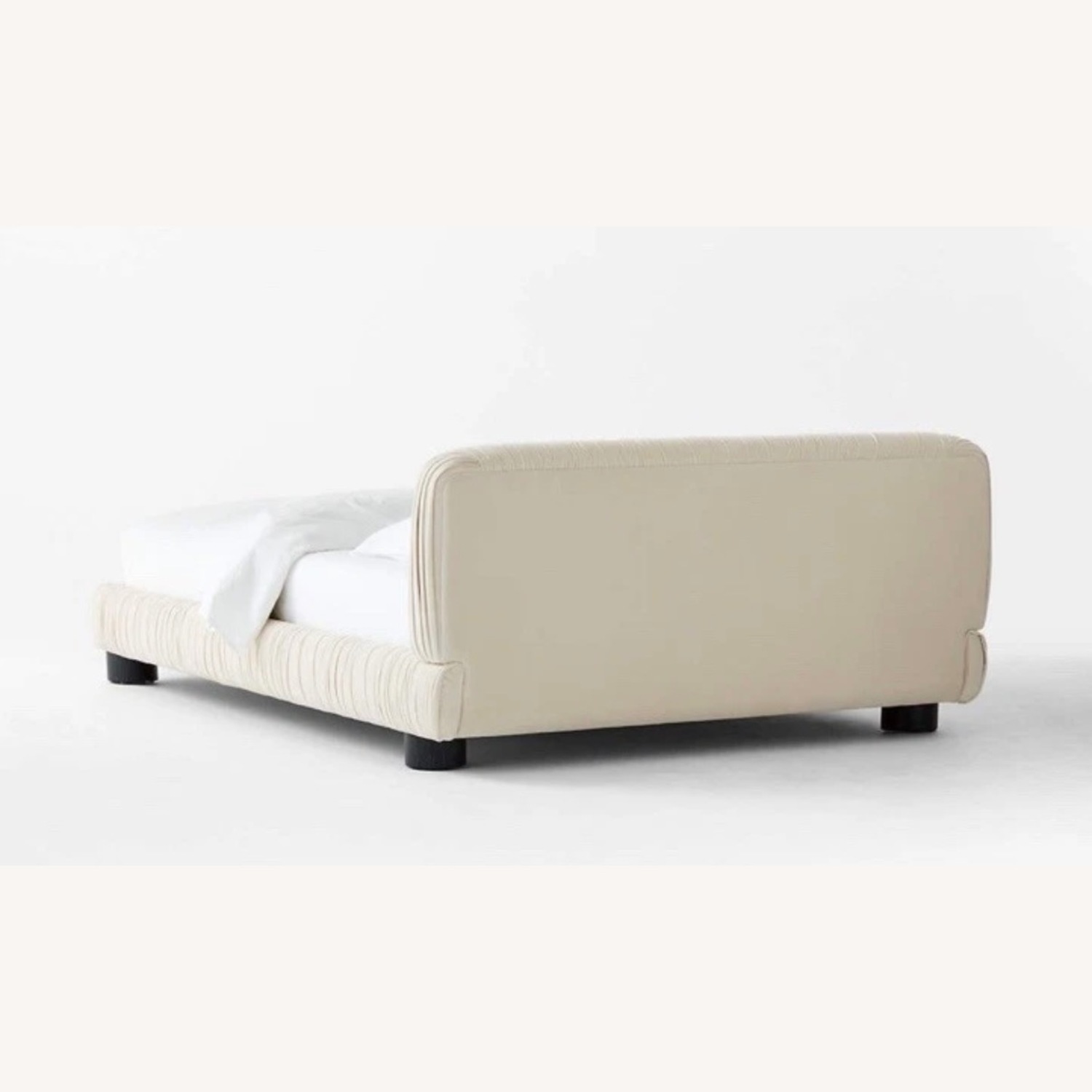 CB2 Cantar Ivory Velvet Upholstered Queen Bed - image-6