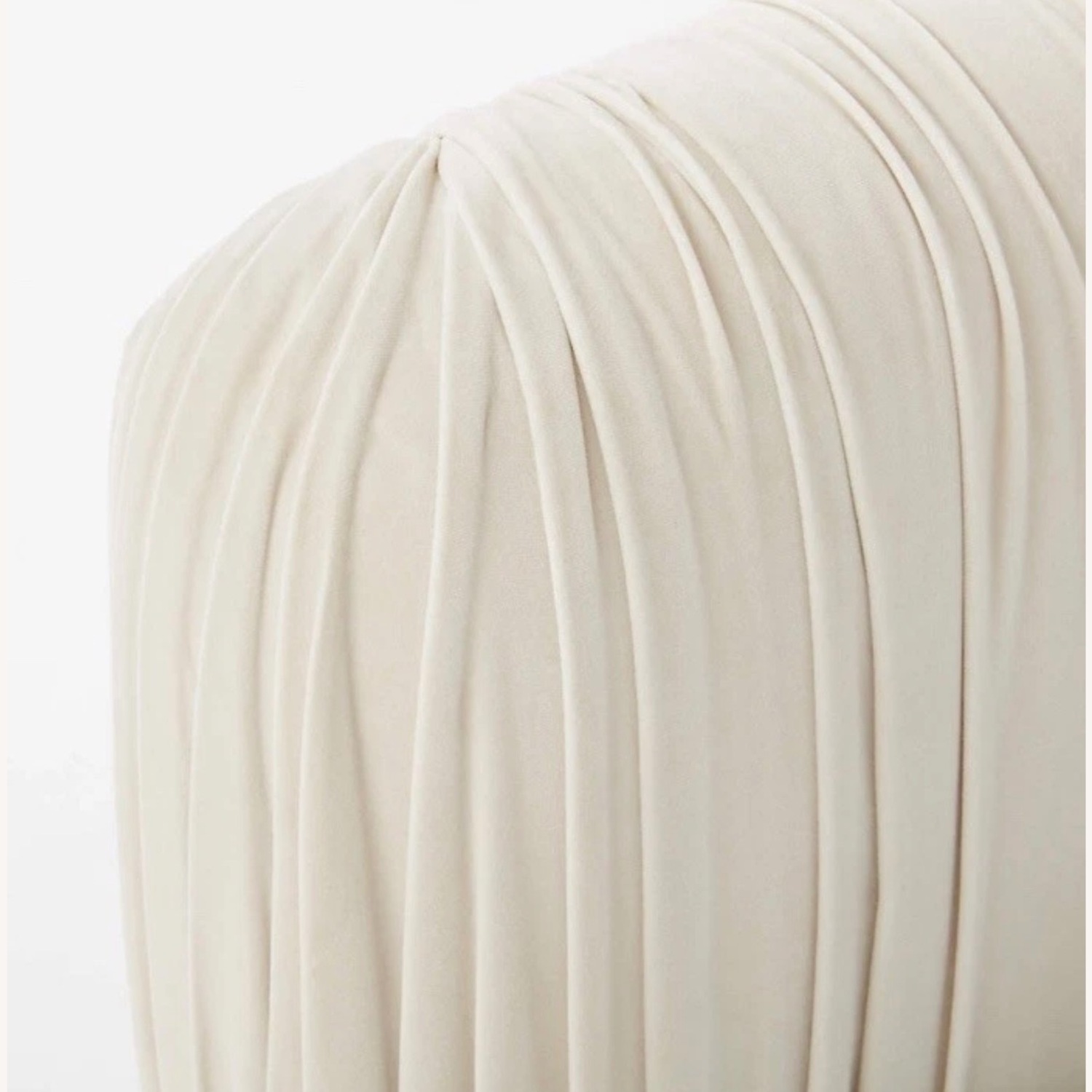 CB2 Cantar Ivory Velvet Upholstered Queen Bed - image-7