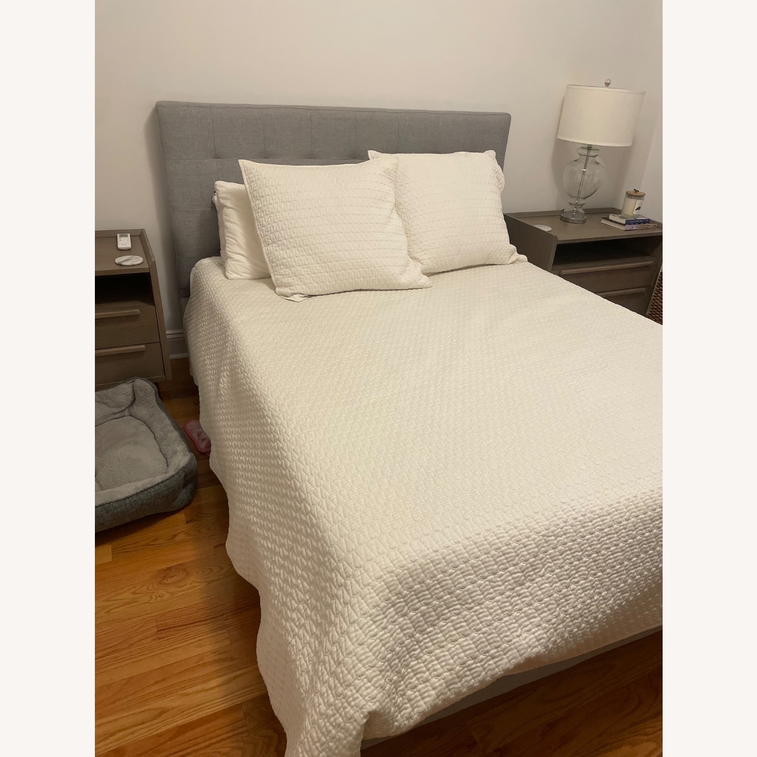 West Elm Emmett Tufted Bed (Queen) - image-1