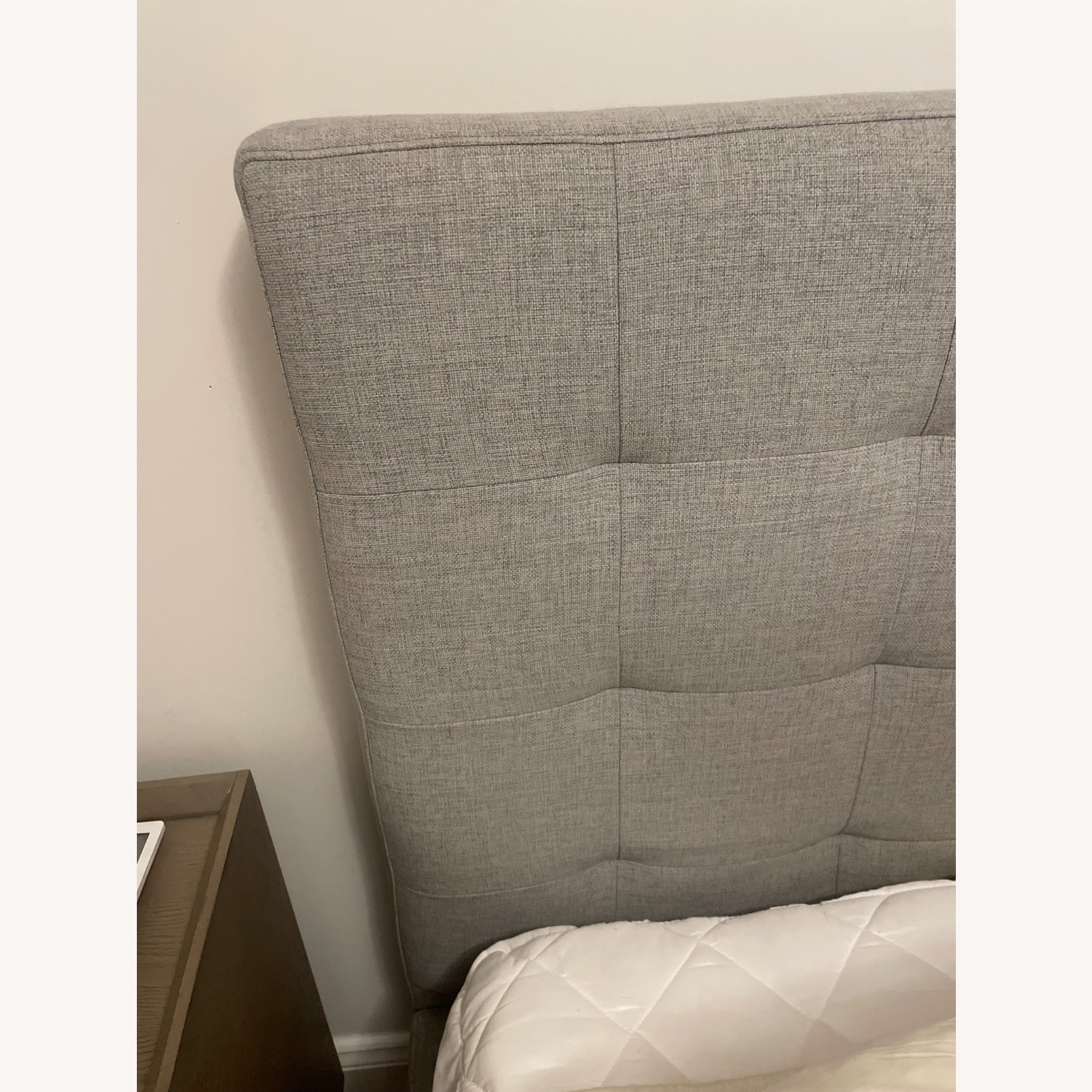 West Elm Emmett Tufted Bed (Queen) - image-2