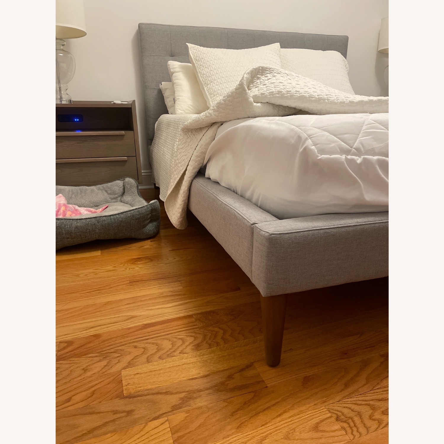 West Elm Emmett Tufted Bed (Queen) - image-3